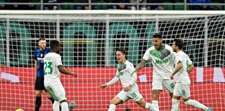 Inter-Sassuolo 0-2, nerazzurri k.o. e Milan resta primo