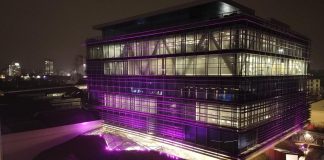 Sede di Ucb Italia in viola per la Giornata Internazionale dell’epilessia