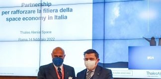 Spazio, partnership Thales Alenia Space e Rina