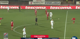 Calcio Serie C: gli highlights di Mantova-Virtus Verona 2-2