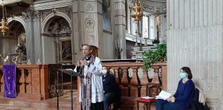 Tanti fedeli in Duomo per la prima riflessione dei venerdì di Quaresima con il vescovo Marco Tornano in Duomo le catechesi del vescovo Marco Busca nei venerdì di Quaresima