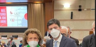 Incontro tra la presidente della Lilt Mantova, Gandolfi e il Ministro Speranza