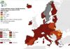 Covid oggi Italia, tutta in rosso scuro: mappa Ecdc