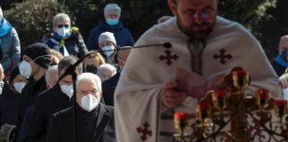 Ucraina, Mattarella alla messa nella chiesa di Santa Sofia a Roma