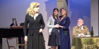 Grande interpretazione degli attori della Campogalliani della pièce “Anche le donne hanno perso la guerra”