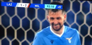 Lazio-Milan, Acerbi e la ‘risata’: la spiegazione