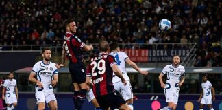 Bologna-Inter 2-1, nerazzurri k.o. e Milan resta primo