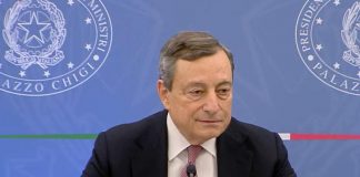 Gas Russia, Draghi: “Oggi embargo non è sul tavolo”