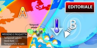 Sabato di maltempo, Pasqua e Pasquetta tra sole e vento