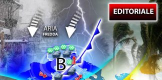 Maltempo Italia: meteo weekend 2-3 aprile con freddo, pioggia e neve