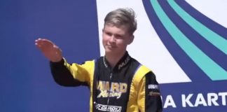 Pilota kart russo fa saluto nazista sul podio, inchiesta della Fia