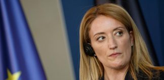 Metsola a Kiev, prima leader Ue in Ucraina da inizio invasione