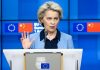 Ucraina, von der Leyen: “Cina non interferisca con le sanzioni a Russia”