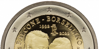 Nuova moneta da 2 euro per celebrare Falcone e Borsellino