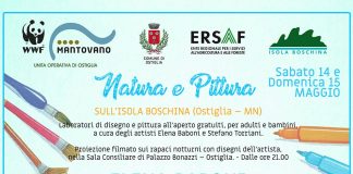 Ostiglia, nel weekend laboratori all’aperto di disegno e pittura all’Isola Boschina
