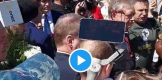 9 maggio, vernice contro ambasciatore Russia in Polonia – Video