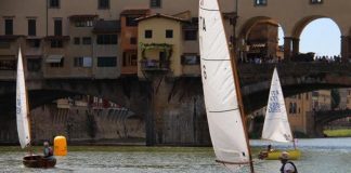 Vele d’epoca, a Firenze il 2 giugno regata di dinghy 12′ sull’Arno tra Ponte alle Grazie e Ponte Vecchio