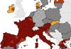 Covid, mappa Ecdc: Italia ancora in rosso scuro