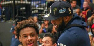 LeBron: “L’ultima volta che ho giocato con mio figlio ho spaccato il tabellone”