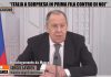 Intervista Lavrov, Mosca a Draghi: “Politici italiani ingannano opinione pubblica”
