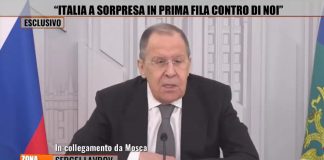 Intervista Lavrov, Mosca a Draghi: “Politici italiani ingannano opinione pubblica”