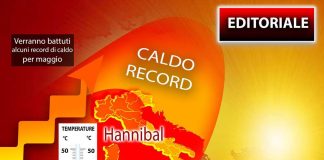 Anticiclone Hannibal, caldo da record nel weekend