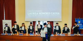 Laurea honoris causa in Ingegneria civile a Pietro Salini, ad Webuild