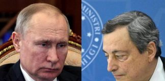 Russia, Putin a Draghi: “Forniture gas continueranno, revocare sanzioni”