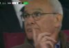 Roma-Leicester, Ranieri in tribuna: tutto lo stadio applaude – Video