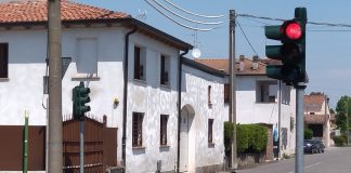 Cicognara, sistemato il semaforo all’incrocio tra la ex Sp 358, via Codebruni Levante e via Piave