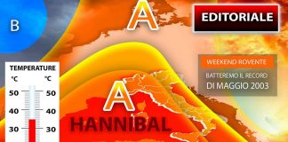 Weekend rovente con Hannibal, caldo in aumento in tutta Italia