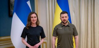 Ucraina-Finlandia, premier Marin a Kiev da Zelensky