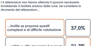 Per 1 italiano su 3 referendum inutili se propongono quesiti complessi
