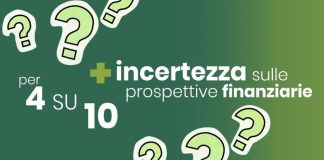Incertezza finanziaria pesa su italiani, cresce propensione risparmio