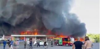 Ucraina, missile Russia su centro commerciale: 18 morti – Video
