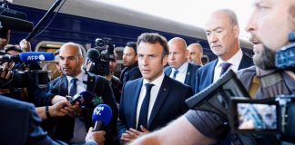 Suonano sirene a Kiev durante visita Draghi, Macron e Scholz