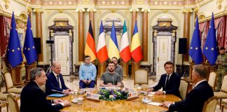 Draghi a Kiev: “Italia vuole Ucraina in Ue”