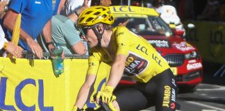 Al Tour acuto di Laporte, 3° Dainese, Vingegaard leader