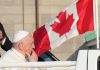 Il Papa rientra dal Canada “Avanti verso riconciliazione e verità”