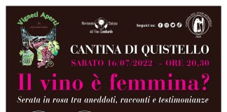 Bruno Gambarotta e Cinzia Montagna a Quistello per parlare al femminile del mondo del vino