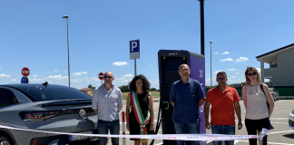 Mobilità Elettrica: a Gonzaga inaugurata la stazione di ricarica UltraFast