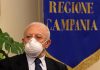 Covid: De Luca, ‘positivi reali il doppio dei registrati, mascherina sempre’