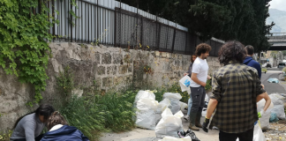 Palermo, Hryo pulisce angoli degradati di Monte Pellegrino