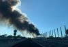 Roma, vasto incendio oggi a Centocelle – Video