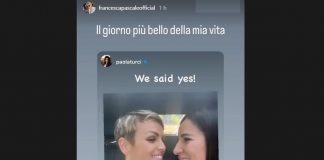 Pascale e le nozze con Turci: “Il giorno più bello della mia vita”