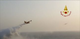 Incendio a Pantelleria, Canadair in azione per contenere roghi attivi