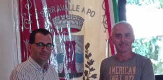 Il presidente della Provincia in visita a Serravalle a Po