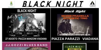 Stasera a Viadana di scena la Black night con musica, cucina e mercatini Stasera a Viadana di scena la Balck night con musica, cucina e mercatini