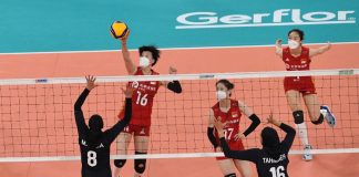 Pallavolo e covid, Cina in campo con mascherine