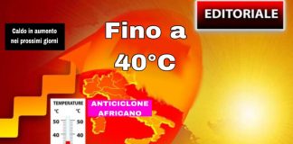 Torna l’anticiclone africano, caldo in aumento fino a 40°C